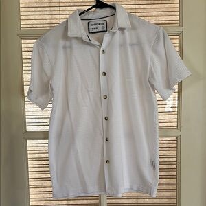 Men's White Short Sleeve Shirt